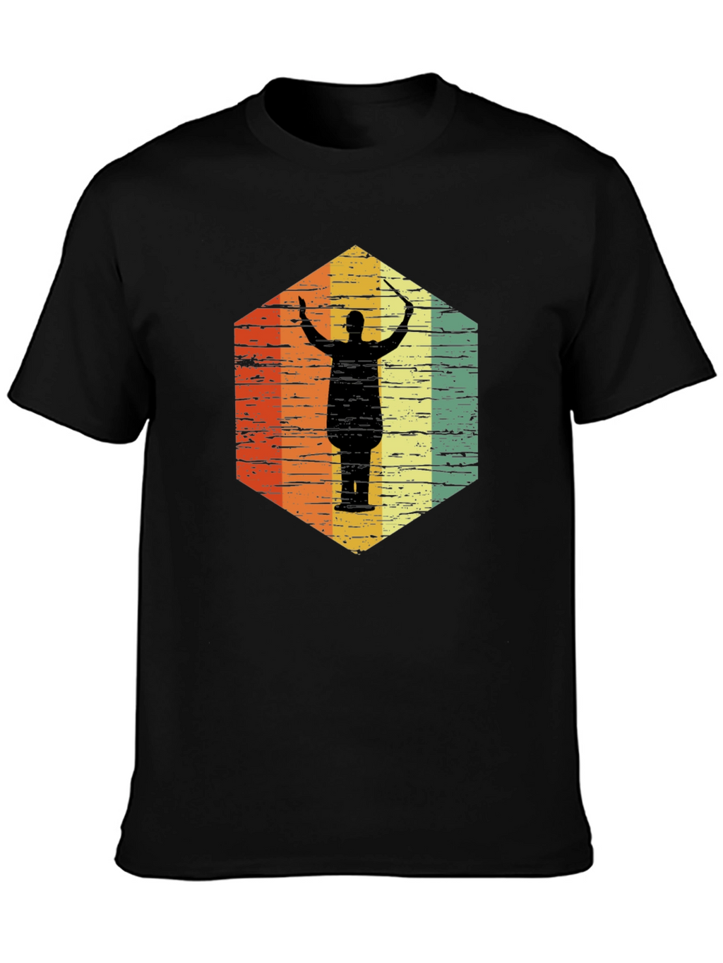 Retro Conductor Silhouette Graphic Tee