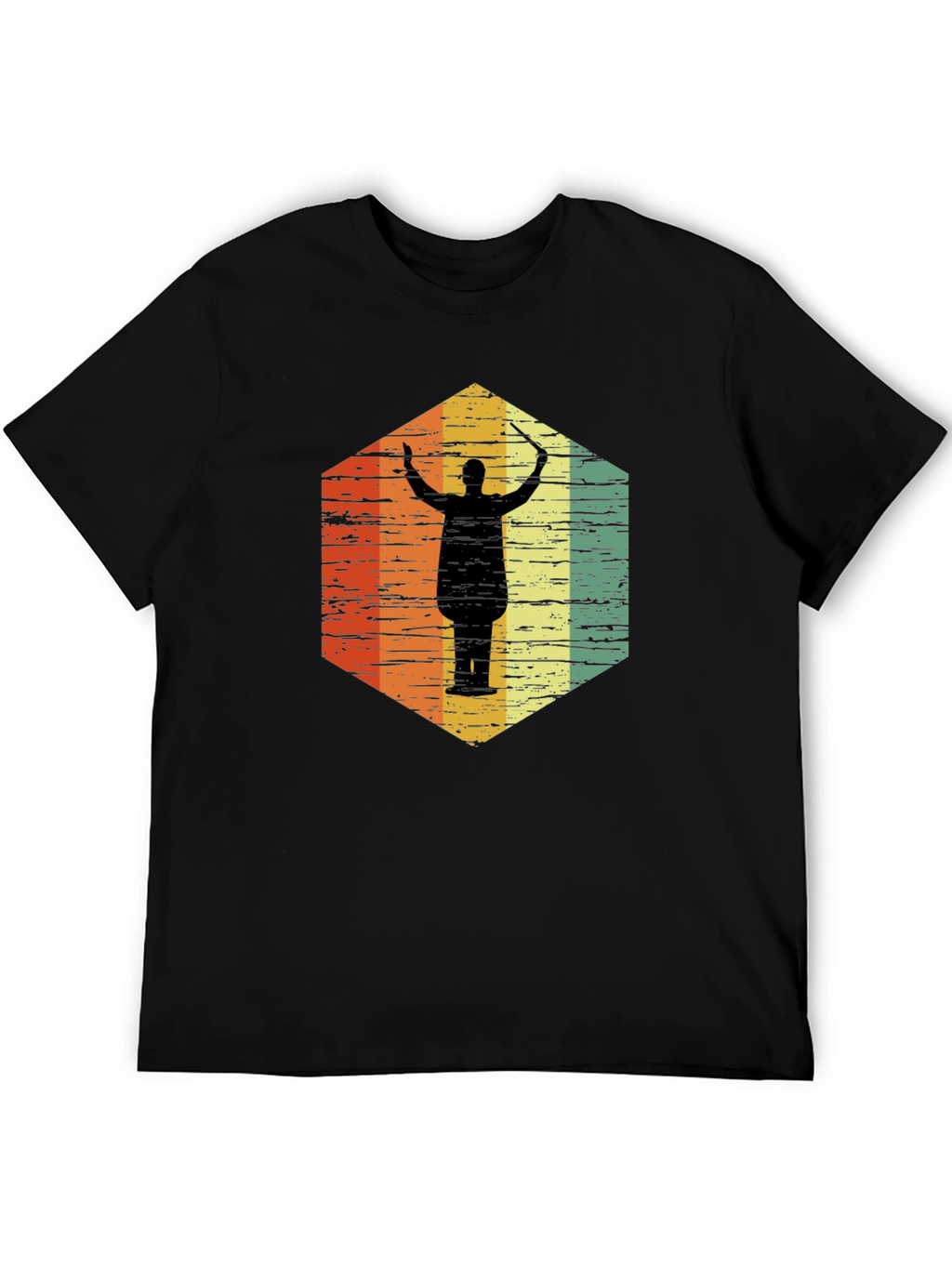 Retro Conductor Silhouette Graphic Tee