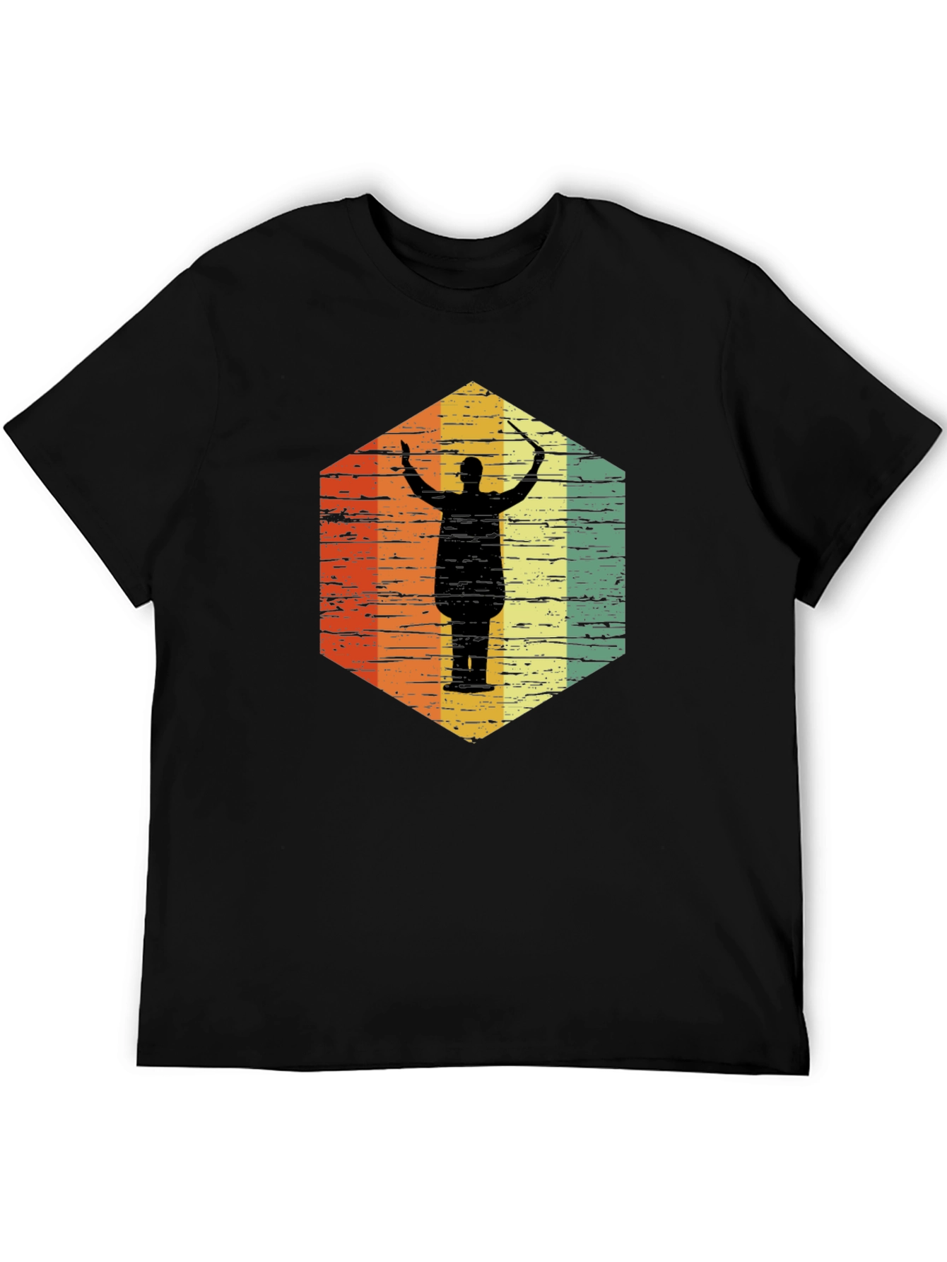 Retro Conductor Silhouette Graphic Tee