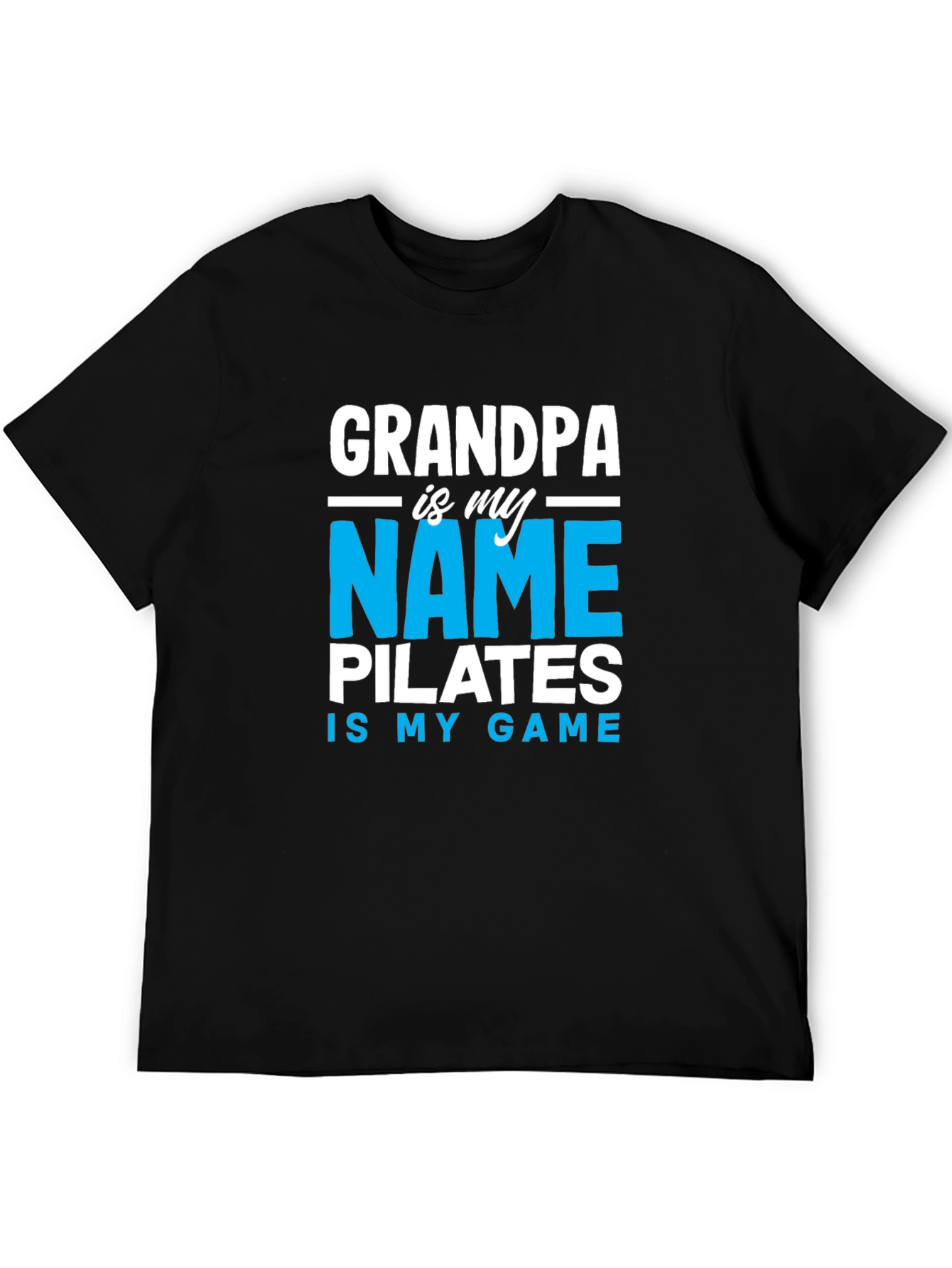 Grandpa Pilates Game T-Shirt Funny Exercise Tee