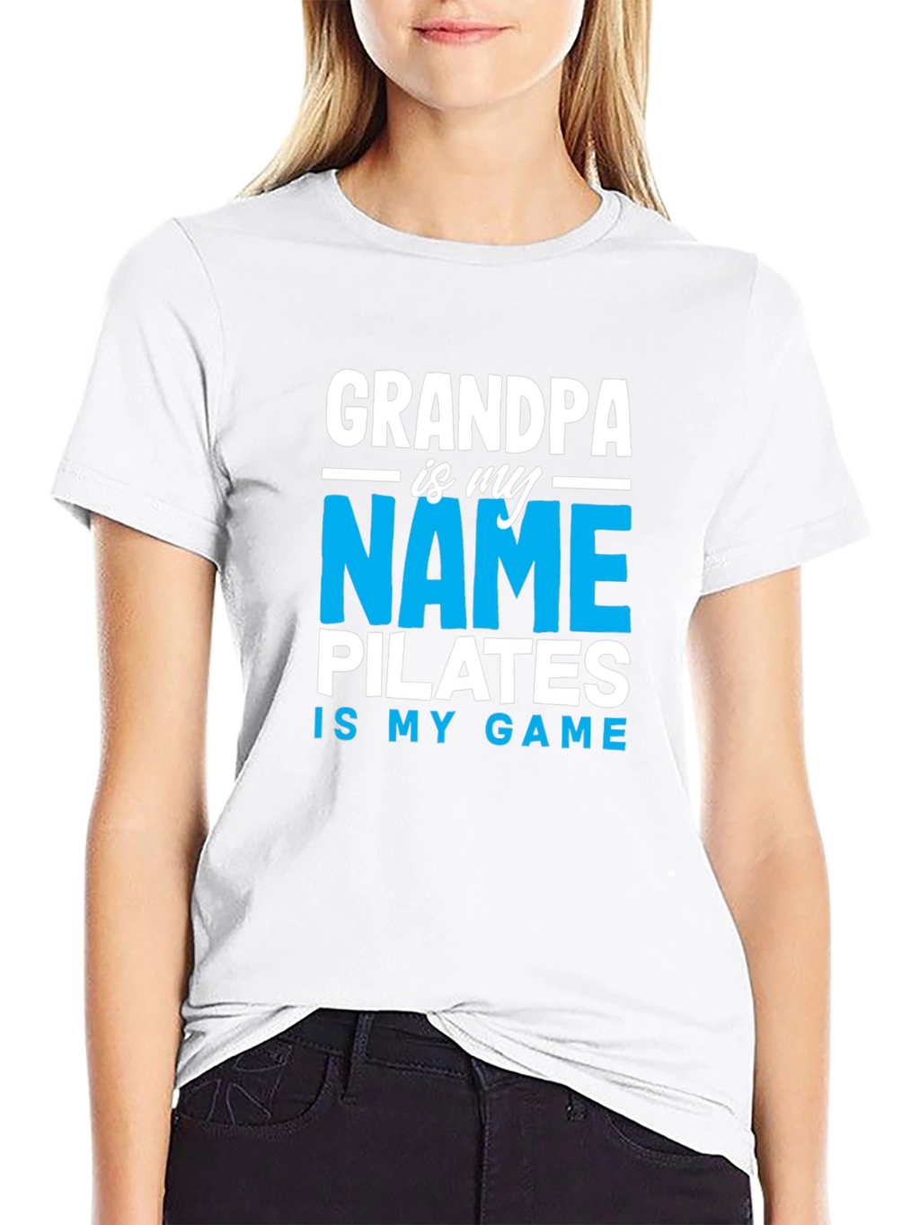 Grandpa Pilates Game T-Shirt Funny Exercise Tee