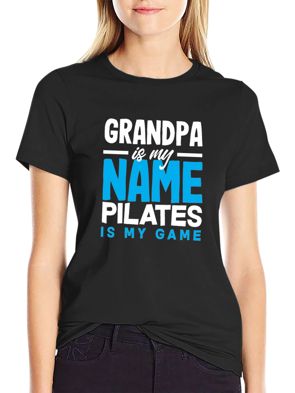 Grandpa Pilates Game T-Shirt Funny Exercise Tee