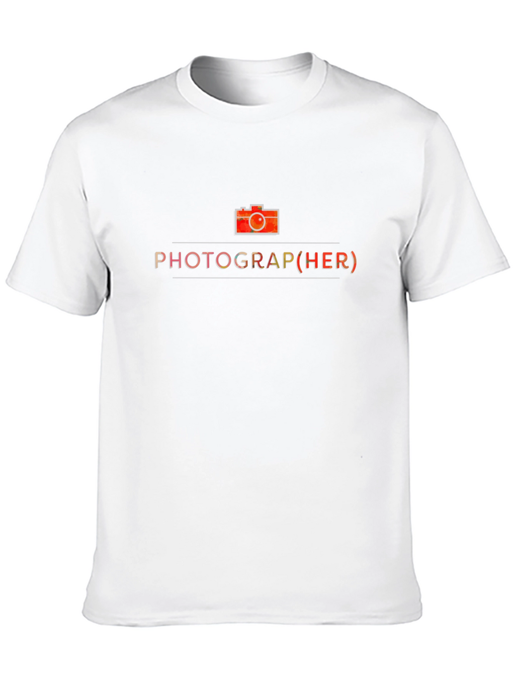 Photographer Tee: Stylish Camera Graphic T-Shirt