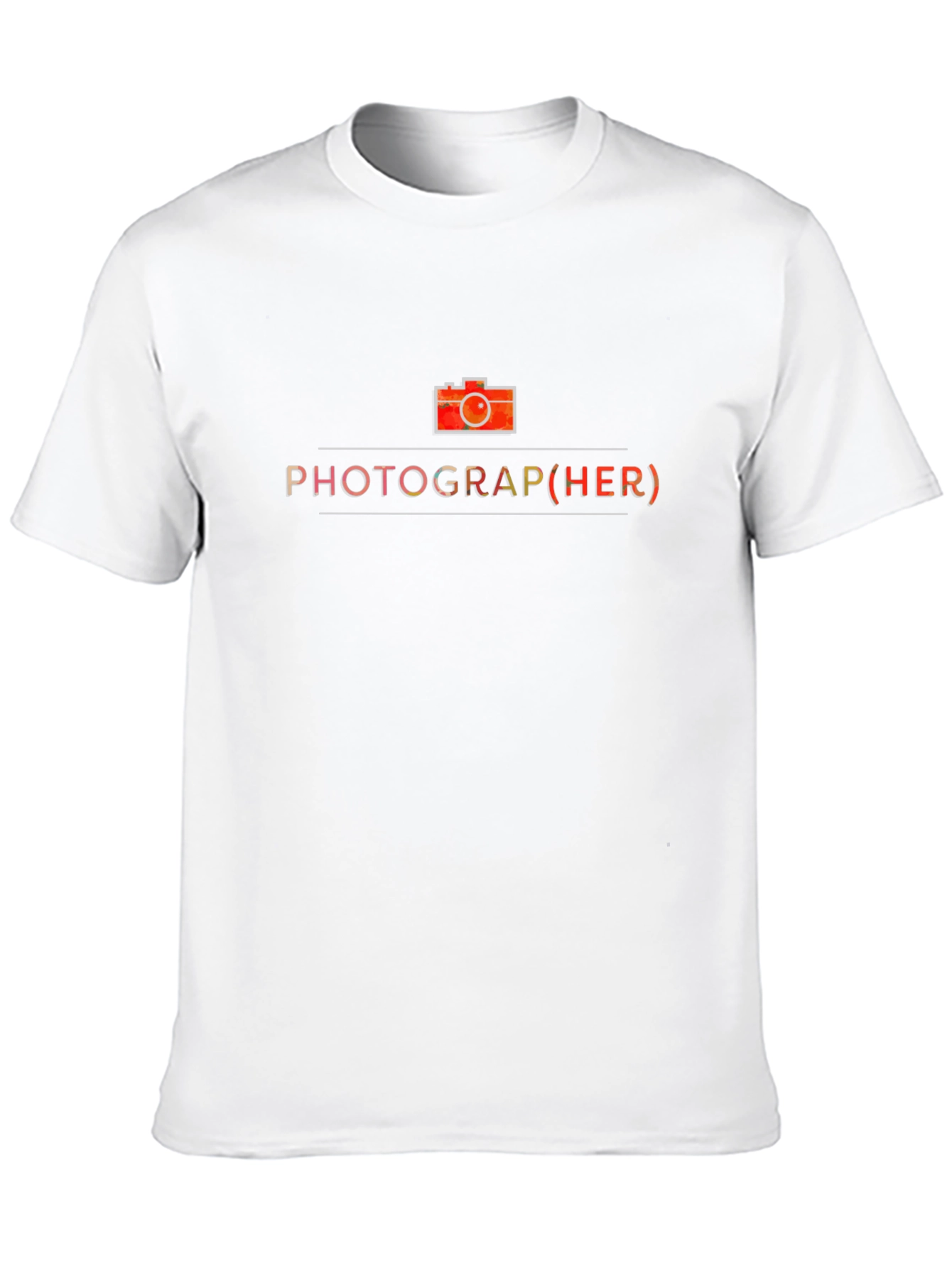 Photographer Tee: Stylish Camera Graphic T-Shirt
