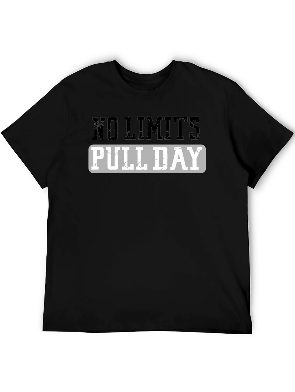 No Limits Pull Day Black Graphic T-Shirt
