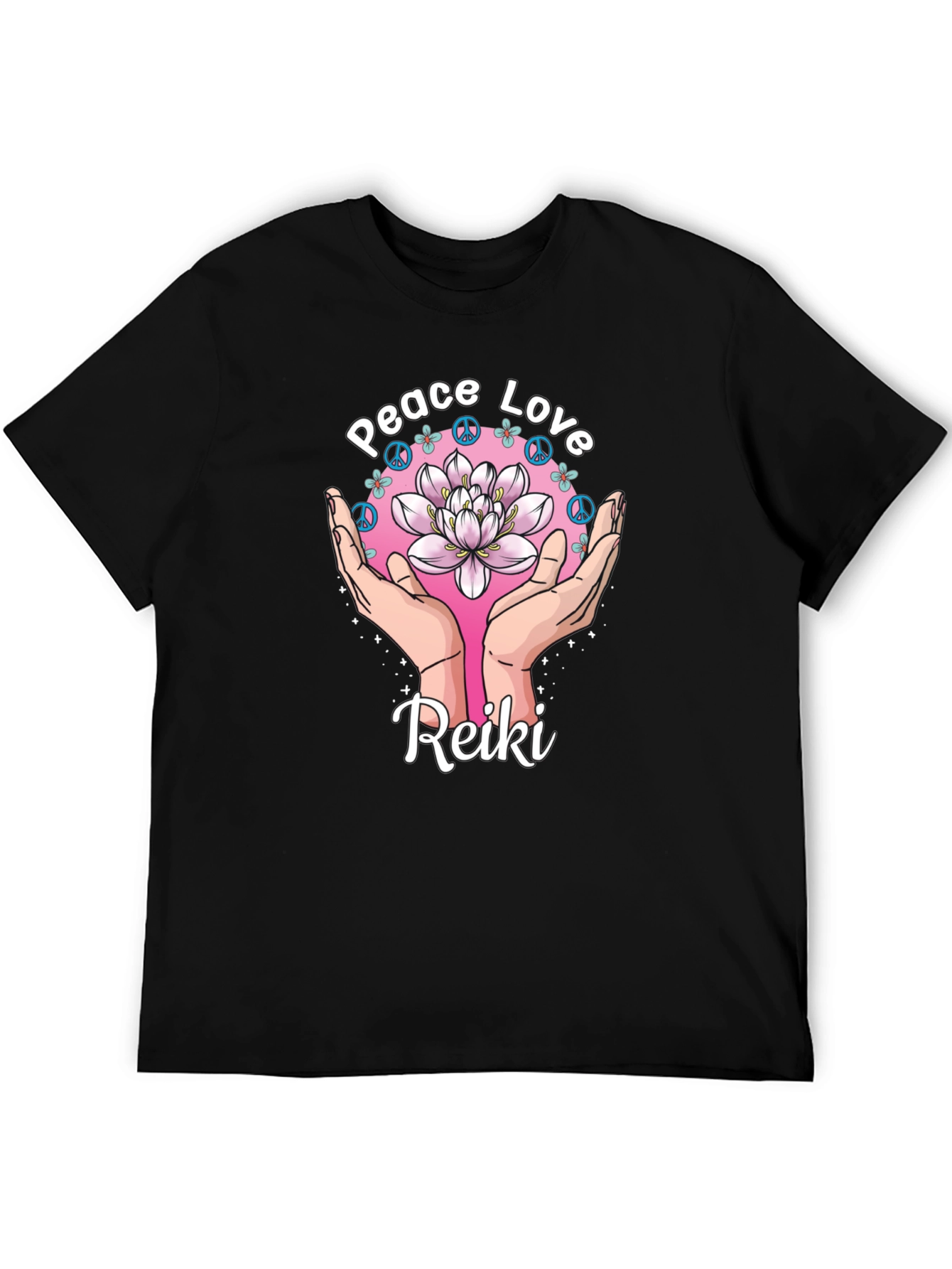Peace Love Reiki T-Shirt - Spiritual Healing Tee
