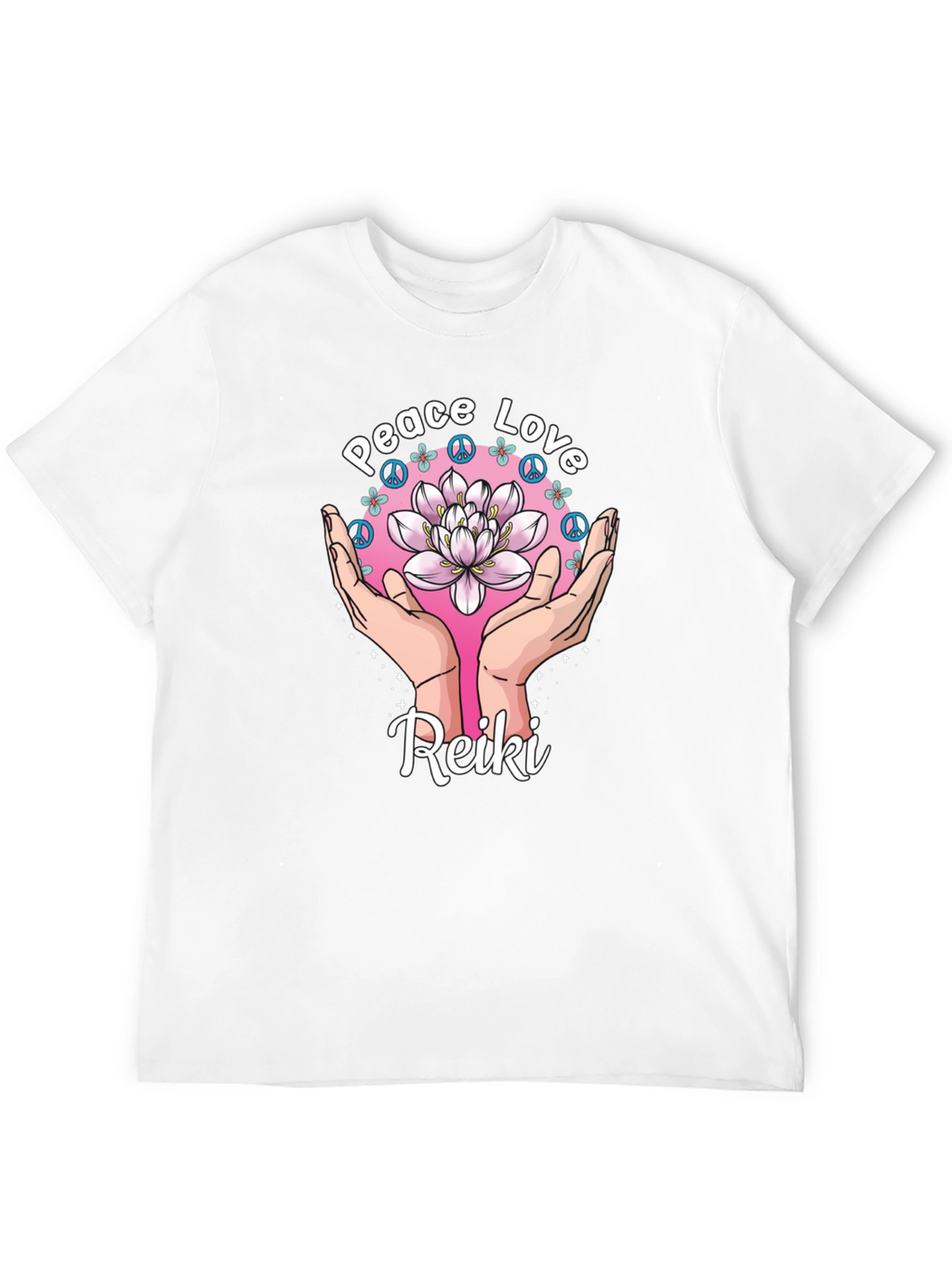 Peace Love Reiki T-Shirt - Spiritual Healing Tee