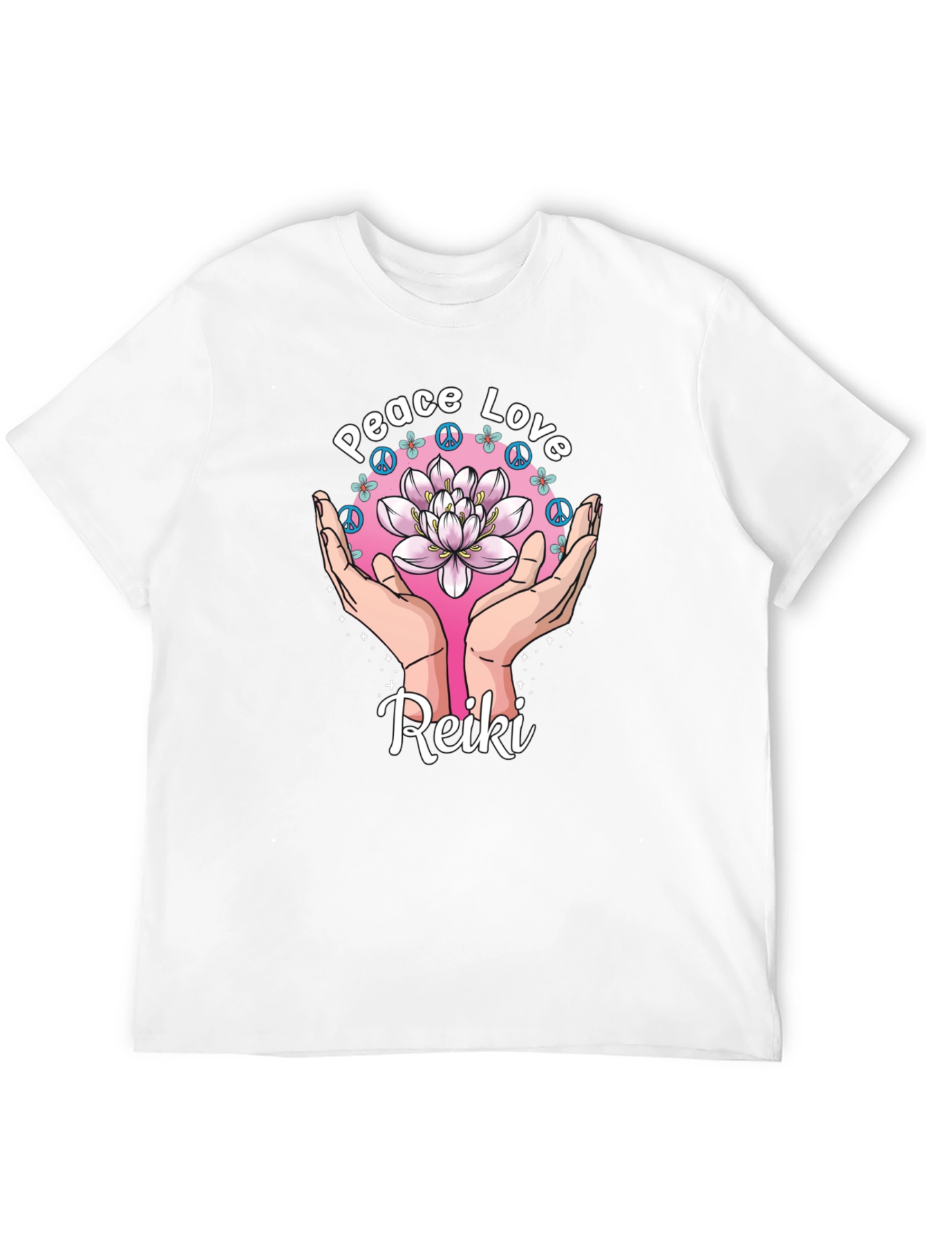Peace Love Reiki T-Shirt - Spiritual Healing Tee