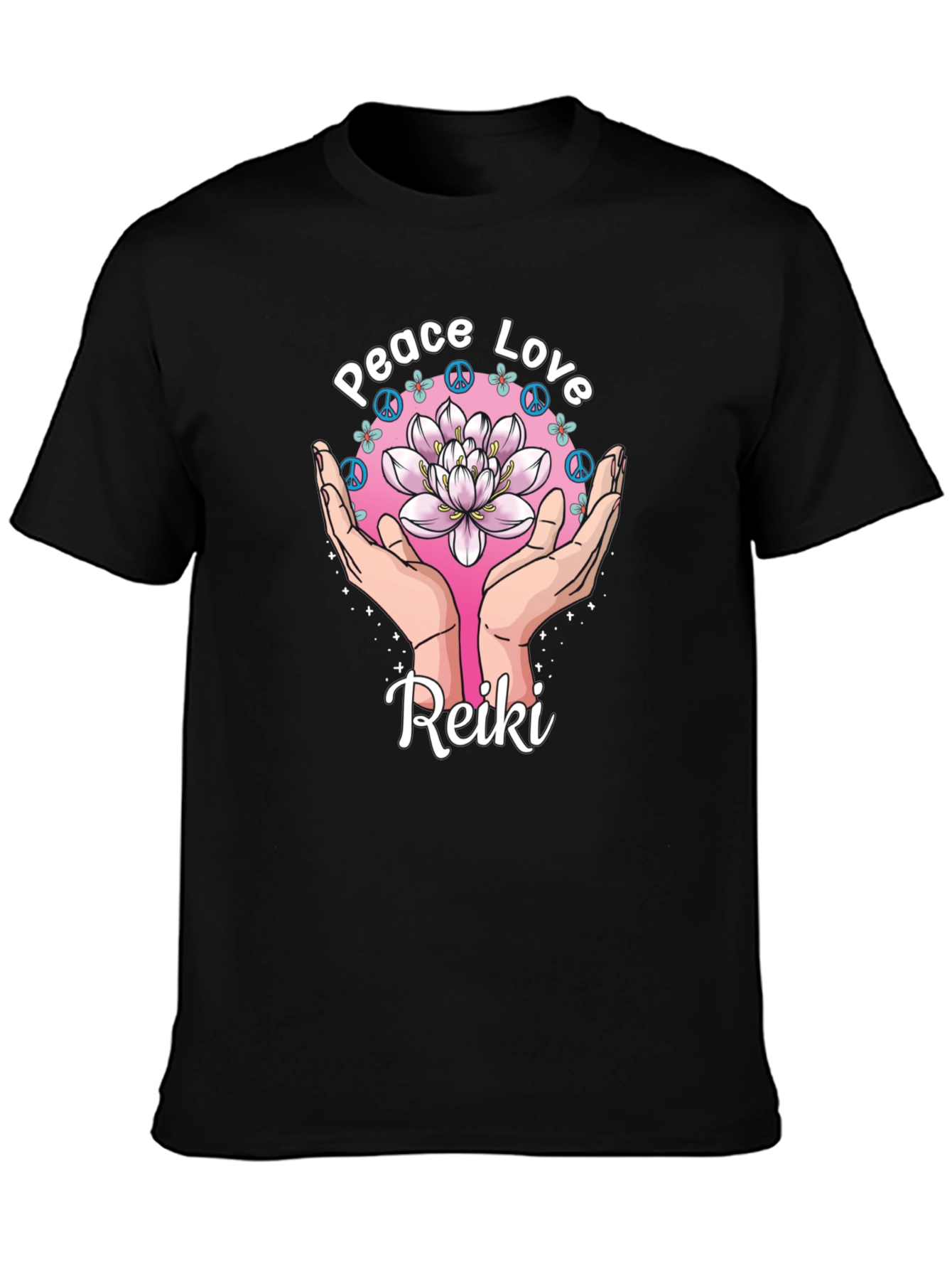 Peace Love Reiki T-Shirt - Spiritual Healing Tee