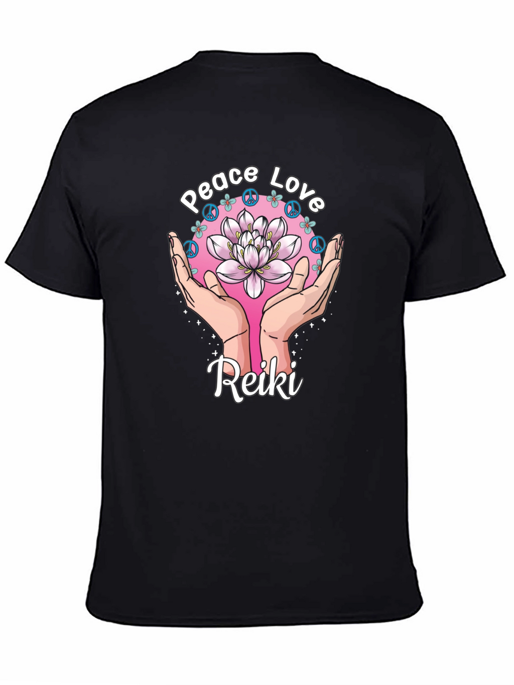 Peace Love Reiki T-Shirt - Spiritual Healing Tee