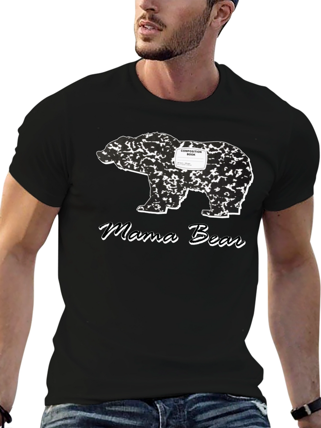 Mama Bear Composition Book T-Shirt