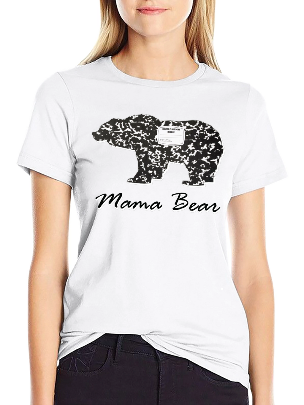 Mama Bear Composition Book T-Shirt