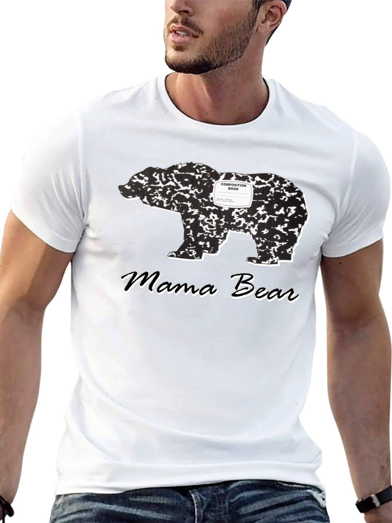 Mama Bear Composition Book T-Shirt