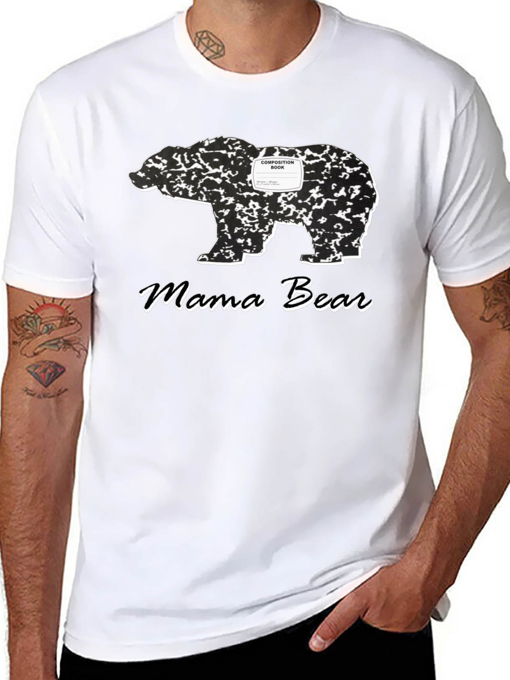Mama Bear Composition Book T-Shirt
