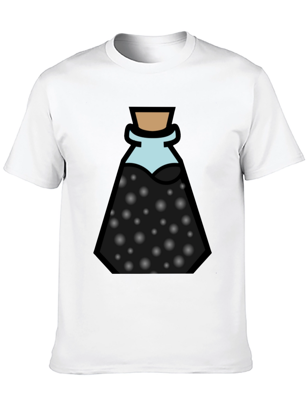 Potion Bottle Graphic Black T-Shirt