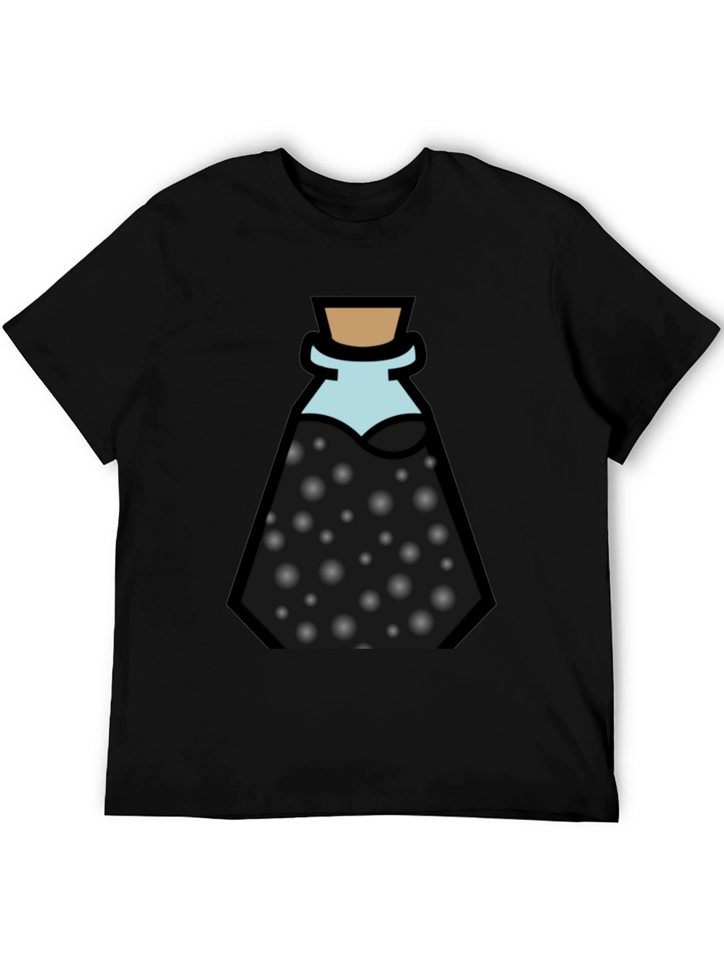 Potion Bottle Graphic Black T-Shirt