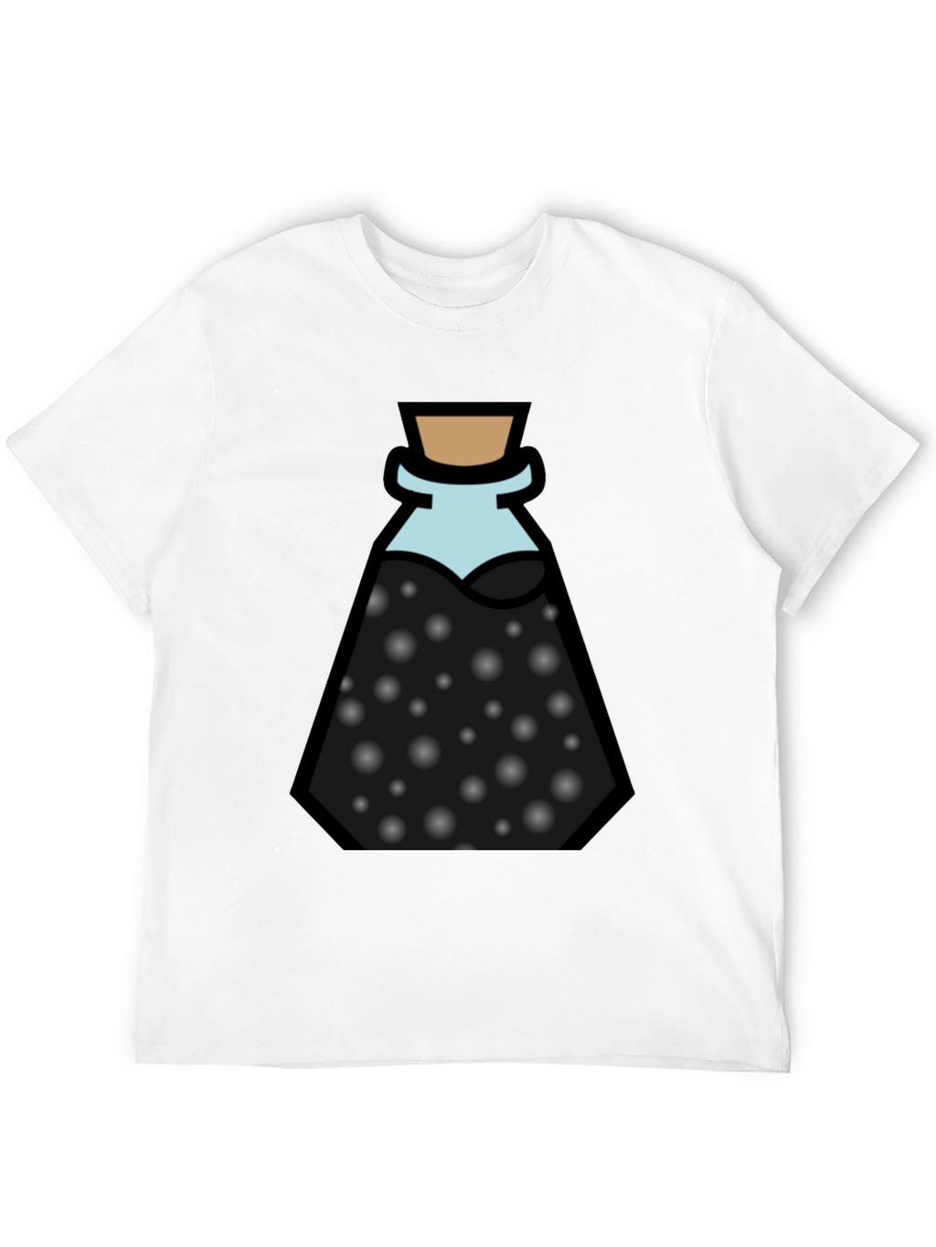 Potion Bottle Graphic Black T-Shirt