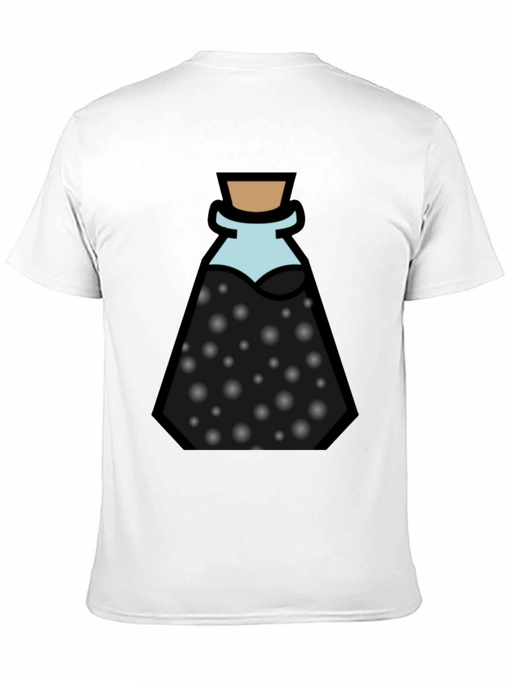 Potion Bottle Graphic Black T-Shirt