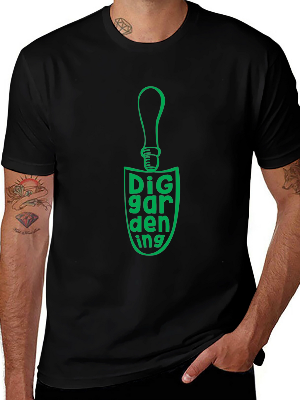 Dig Gardening Black T-Shirt