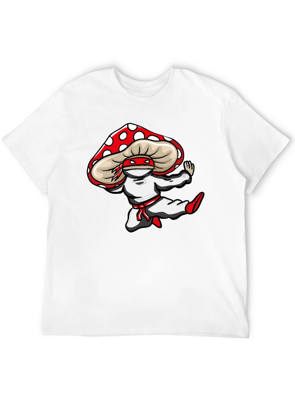 Mushroom Ninja T-Shirt - Fun Graphic Tee