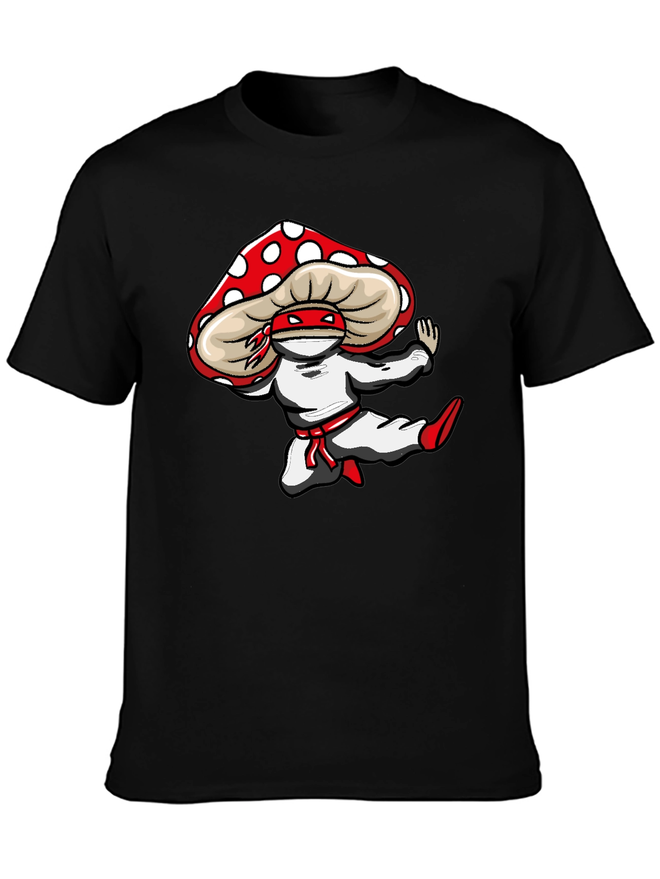Mushroom Ninja T-Shirt - Fun Graphic Tee
