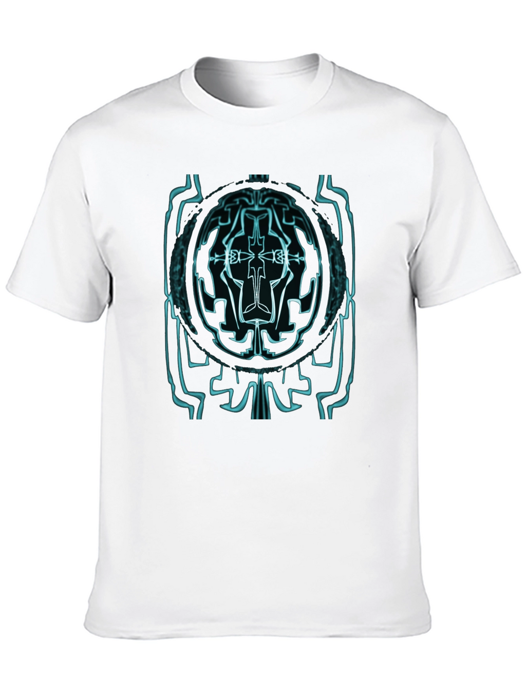 Cybernetic Glyph Graphic Tee - Black