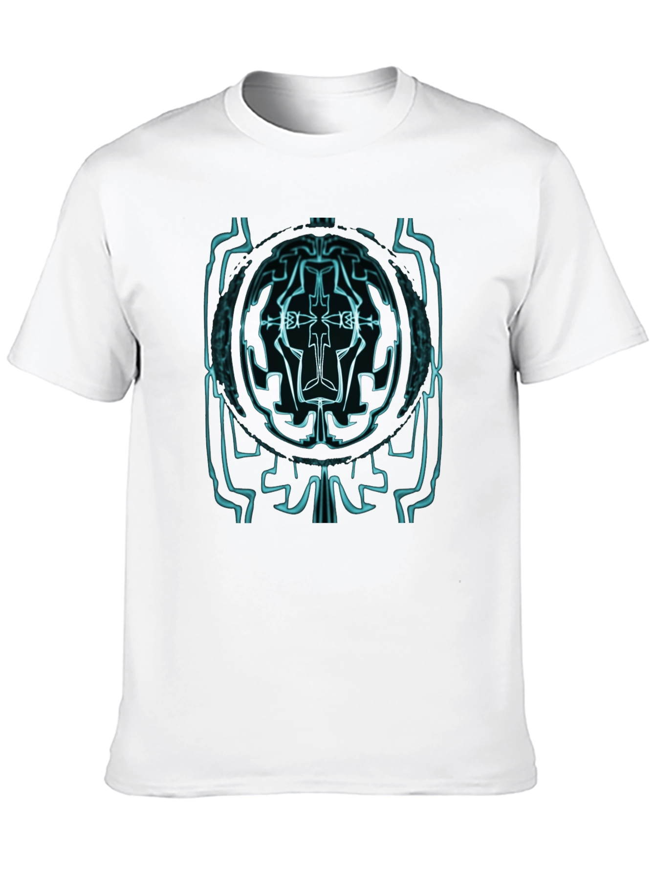Cybernetic Glyph Graphic Tee - Black