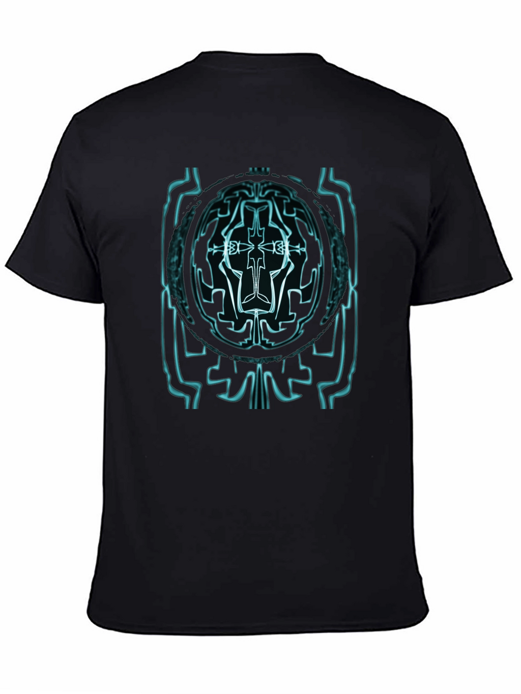 Cybernetic Glyph Graphic Tee - Black