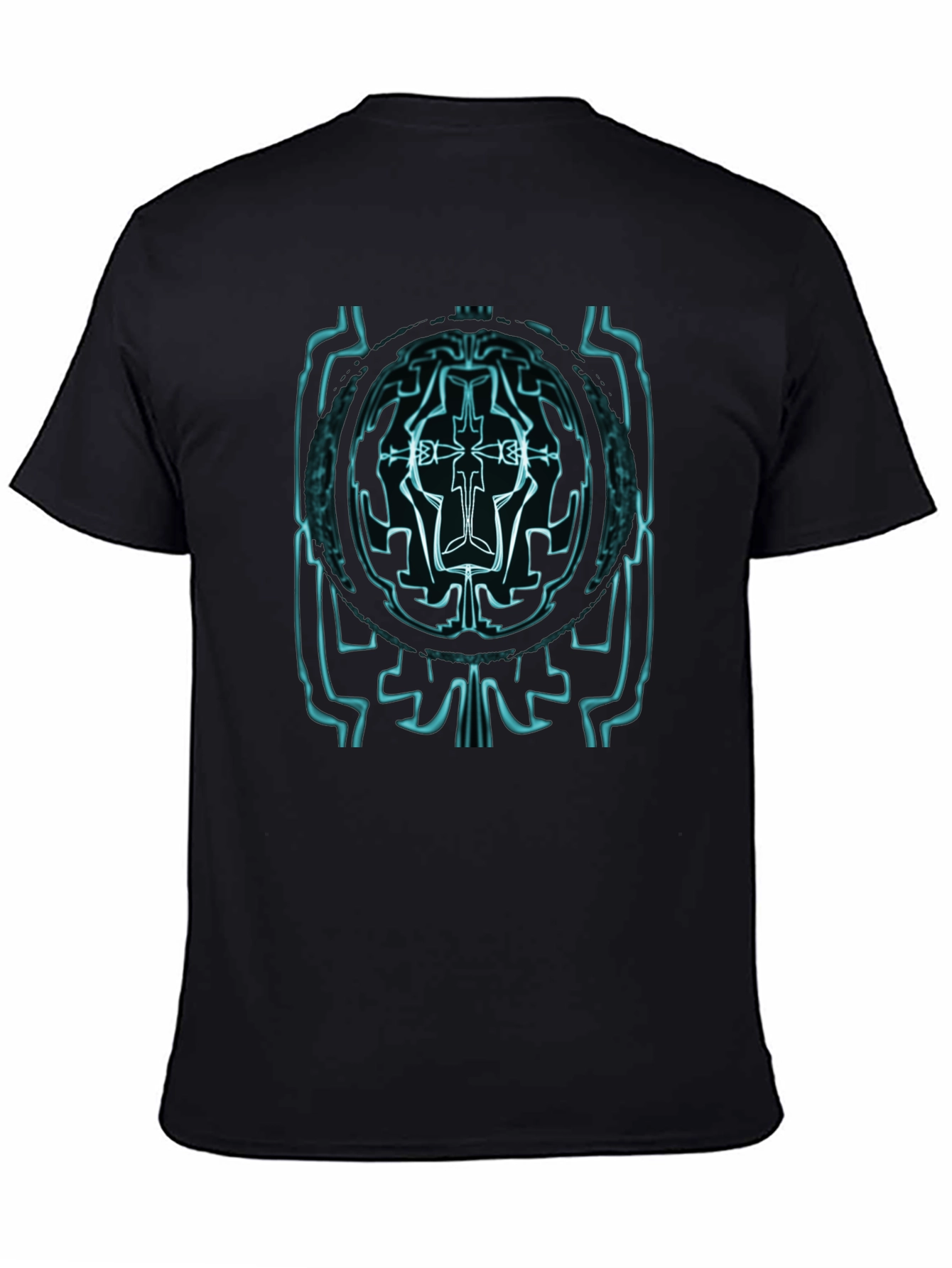 Cybernetic Glyph Graphic Tee - Black