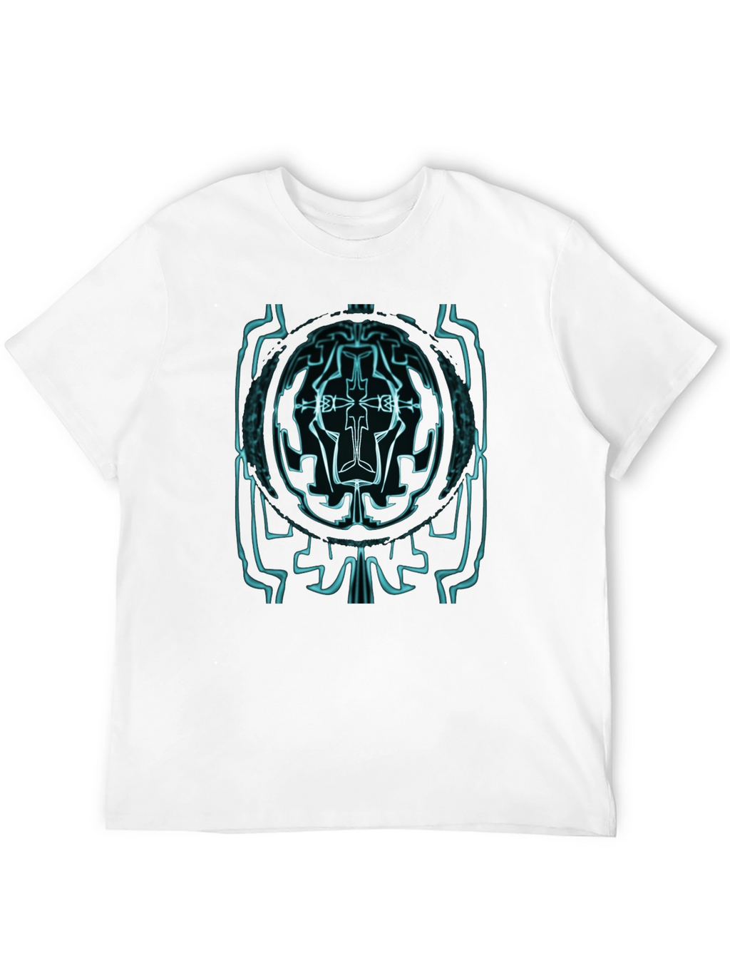 Cybernetic Glyph Graphic Tee - Black