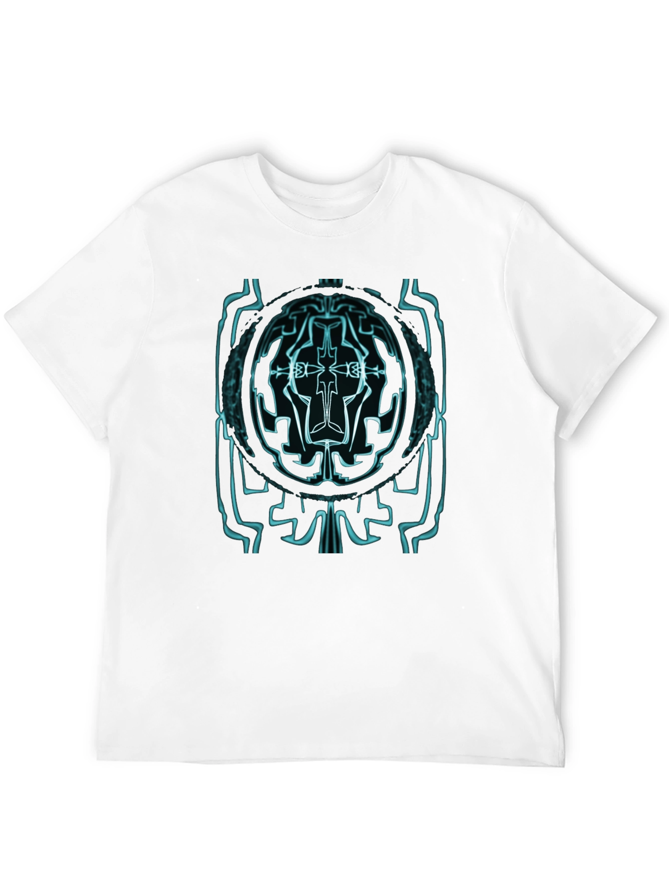 Cybernetic Glyph Graphic Tee - Black
