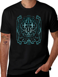 Cybernetic Glyph Graphic Tee - Black