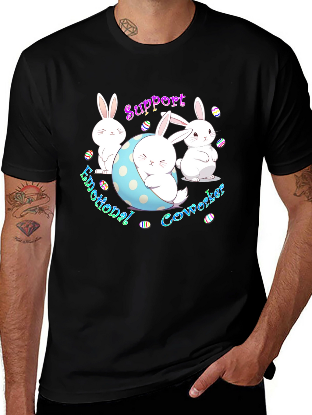 Emotional Coworker Bunny T-Shirt