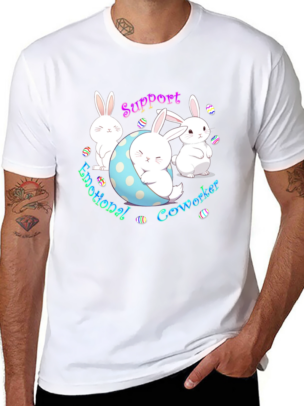 Emotional Coworker Bunny T-Shirt