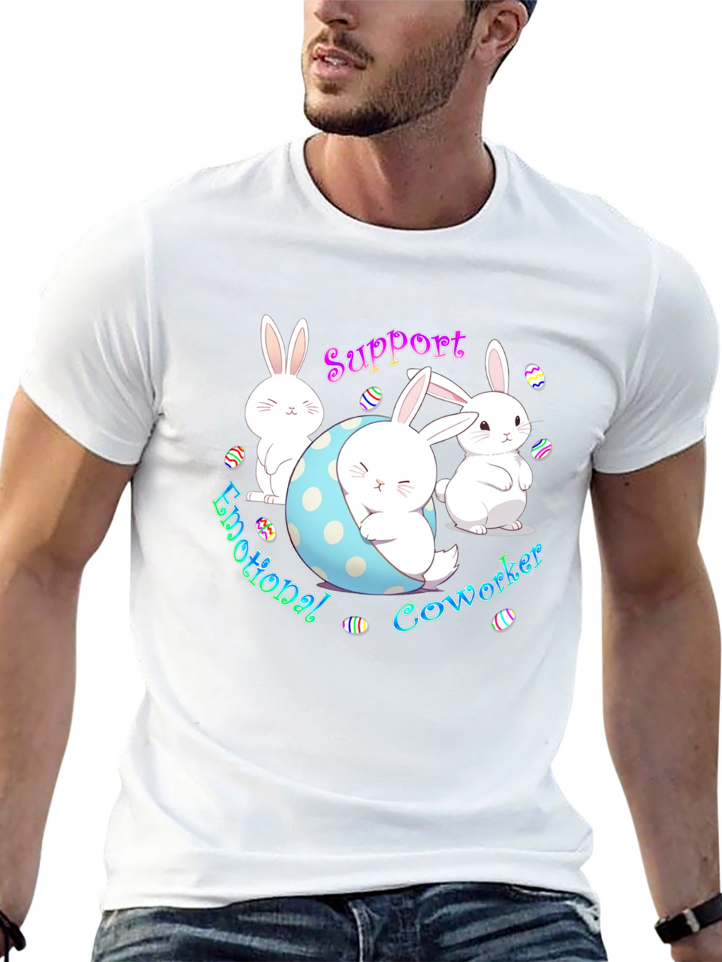 Emotional Coworker Bunny T-Shirt