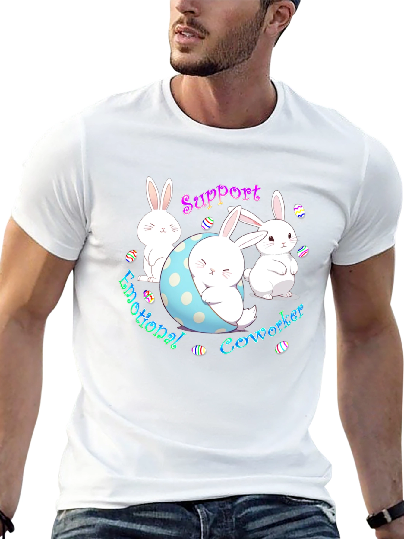 Emotional Coworker Bunny T-Shirt