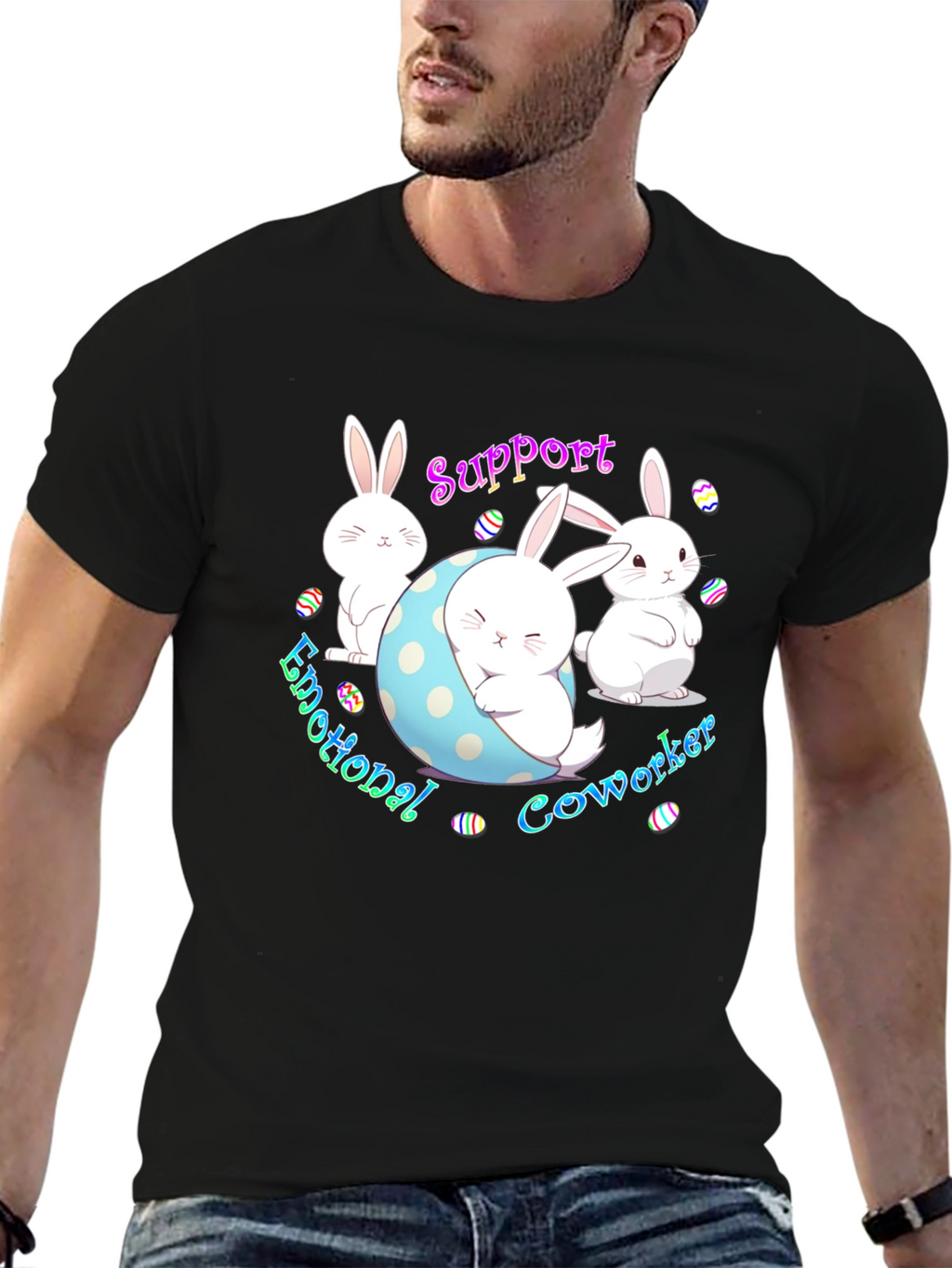 Emotional Coworker Bunny T-Shirt
