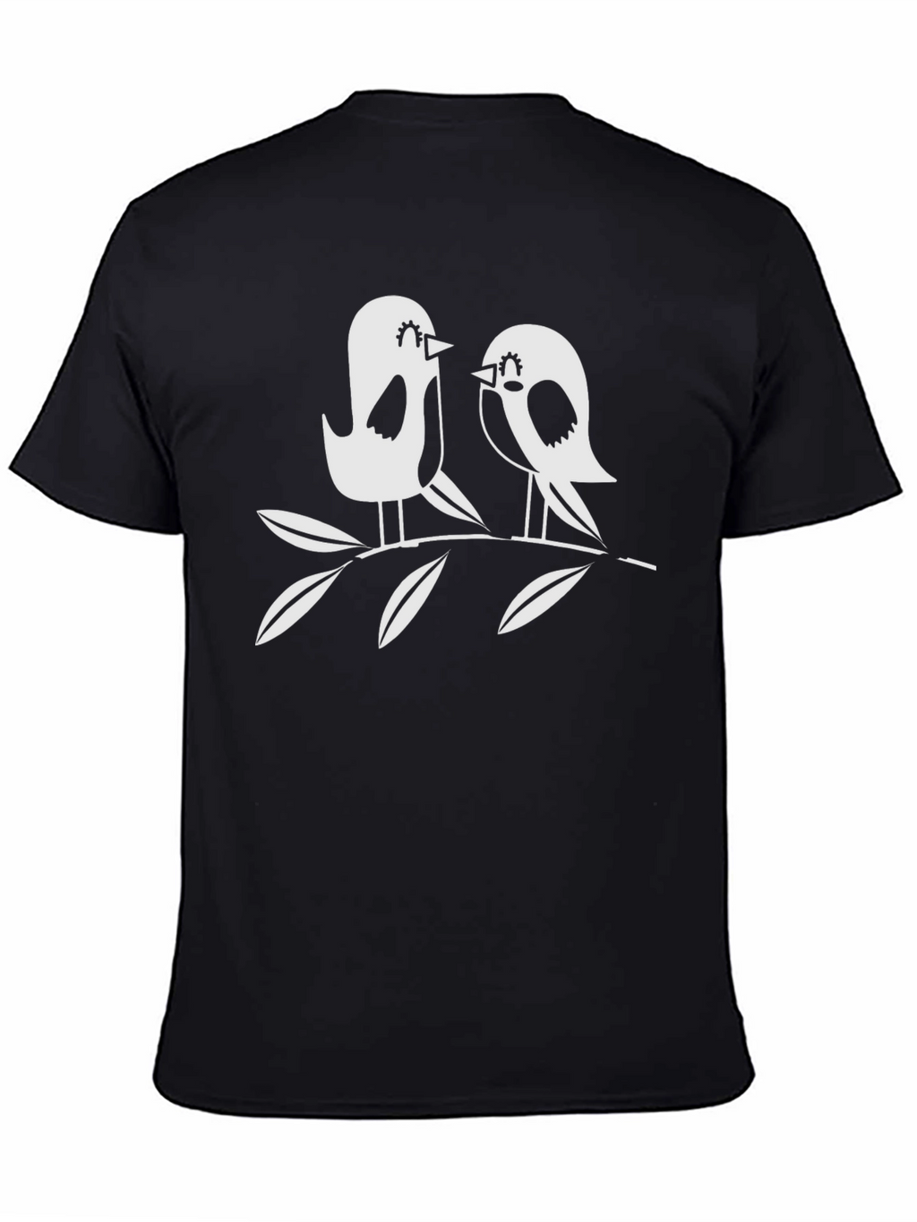 Birds on a Branch Black Tee