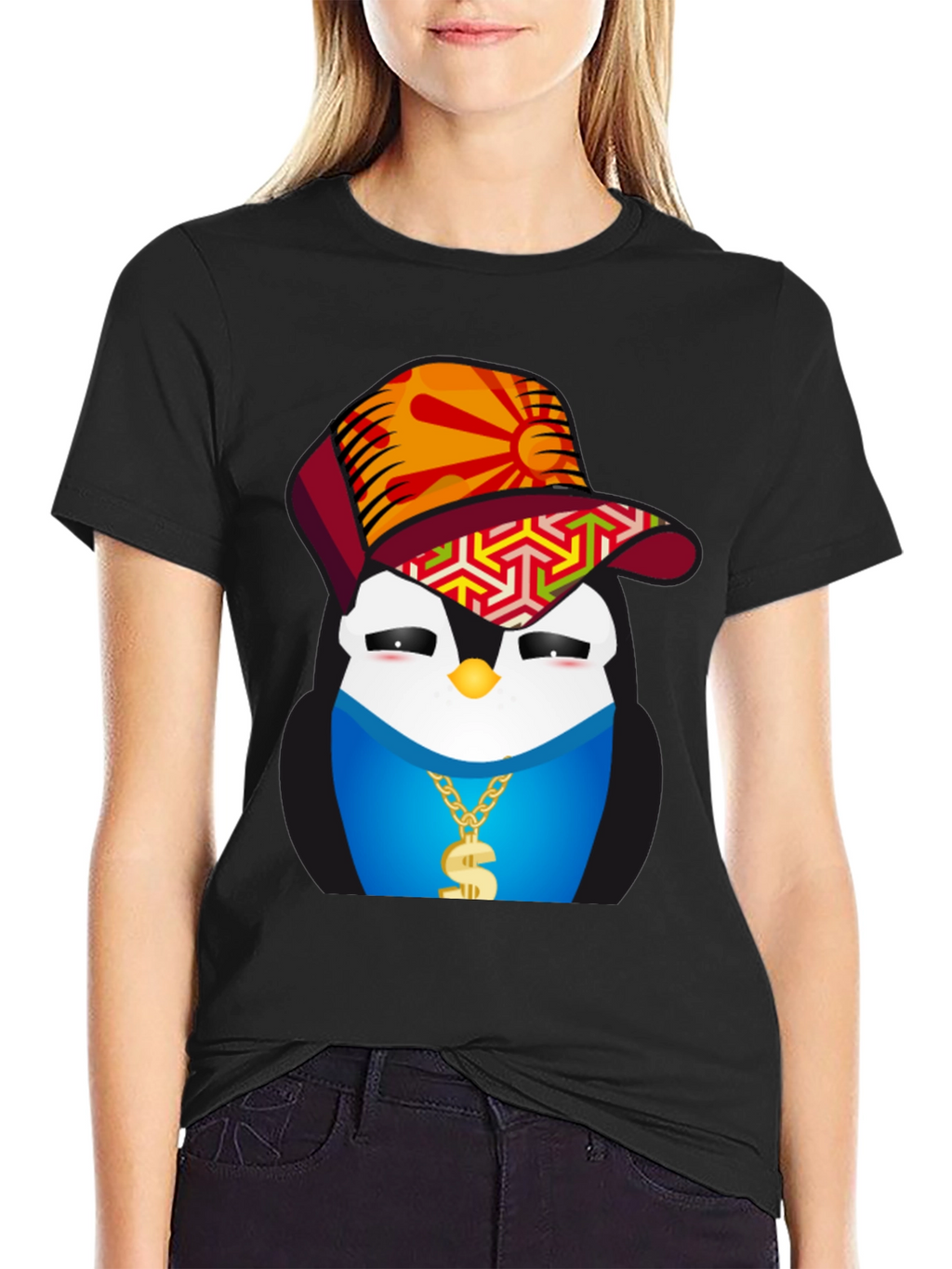 Cool Penguin Graphic Tee - Streetwear Style
