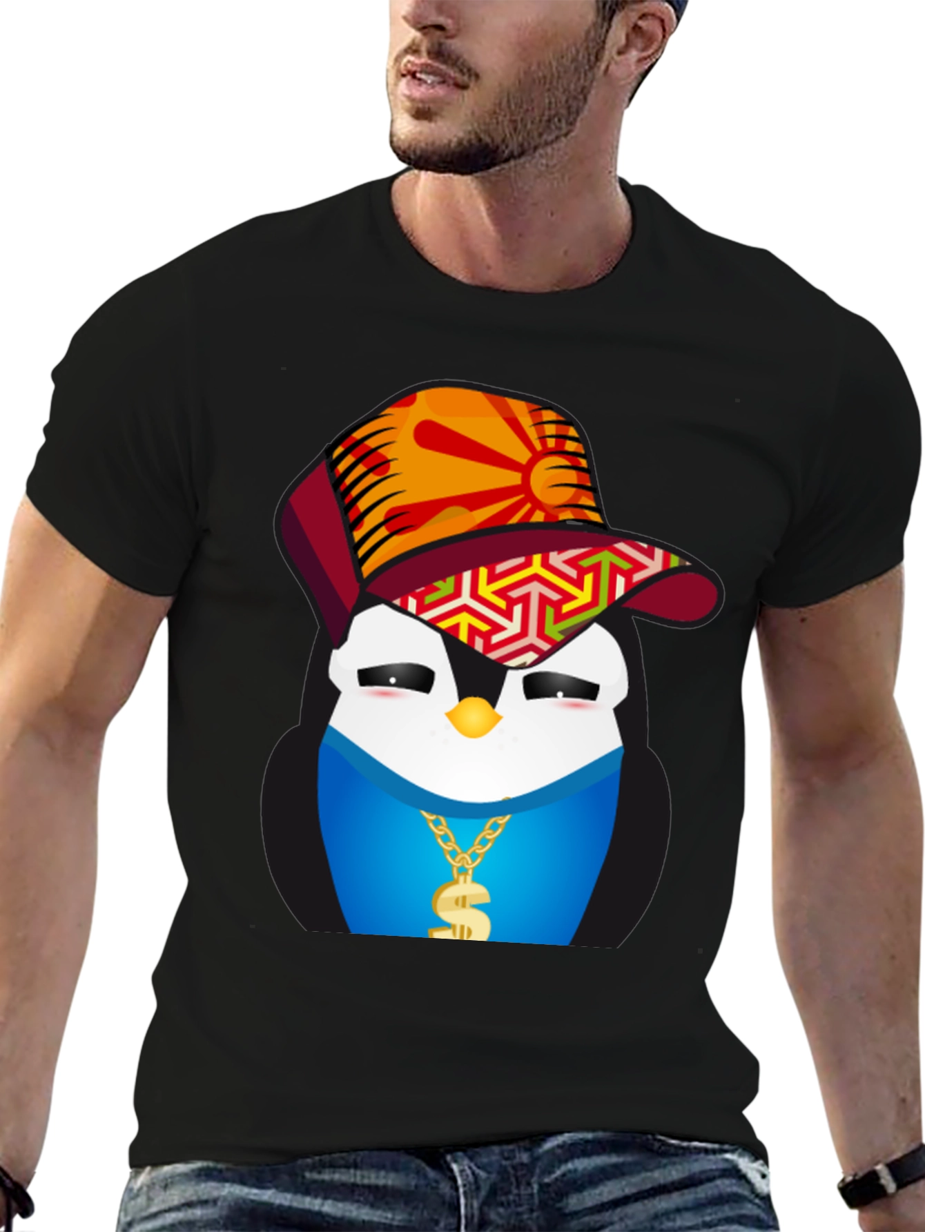 Cool Penguin Graphic Tee - Streetwear Style
