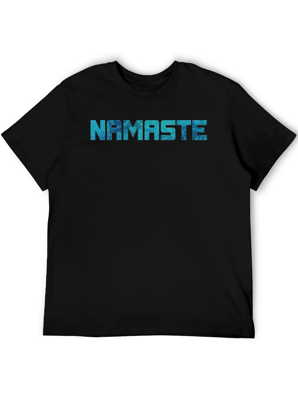 Namaste Graphic Print Black T-Shirt