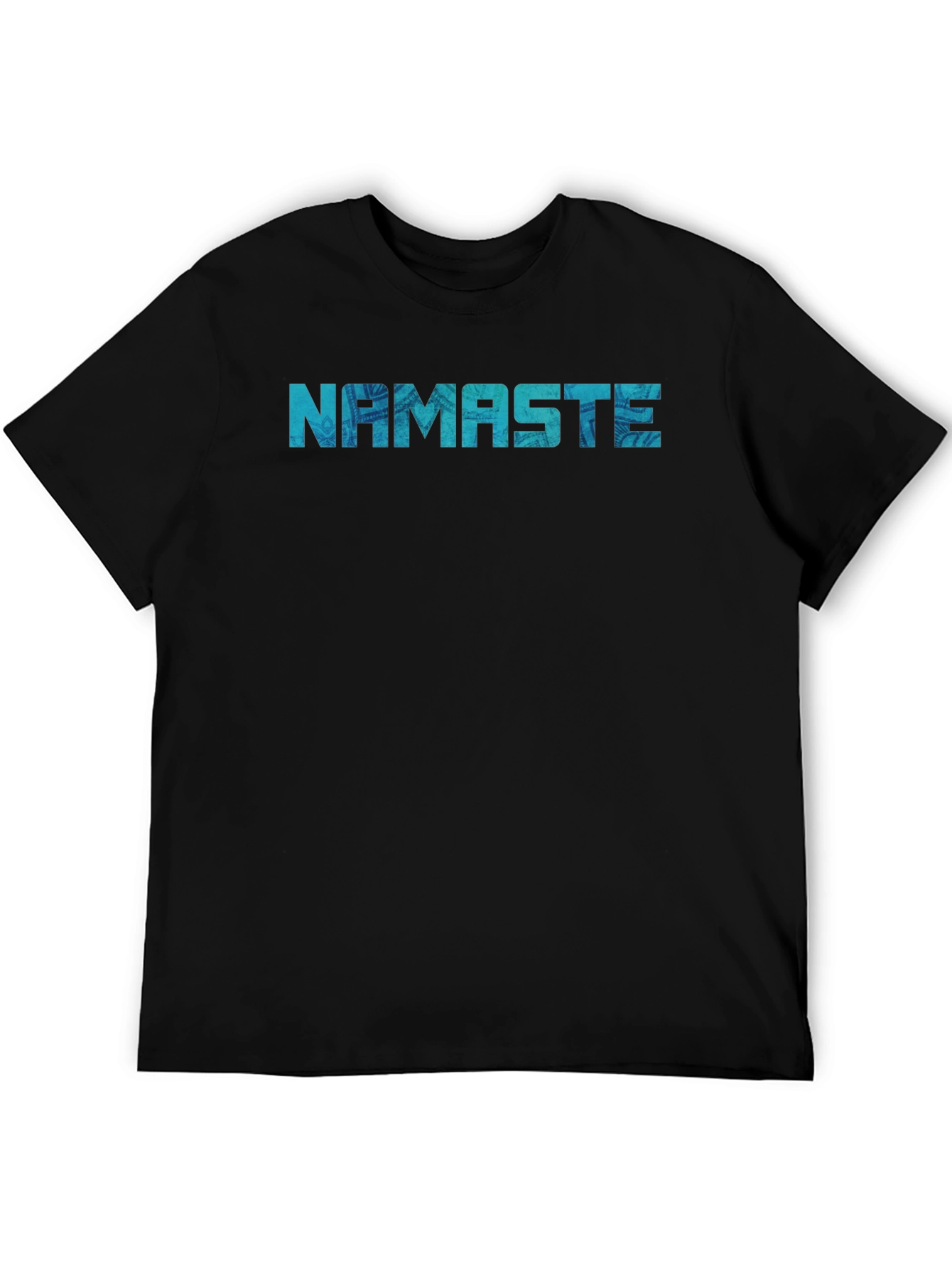 Namaste Graphic Print Black T-Shirt
