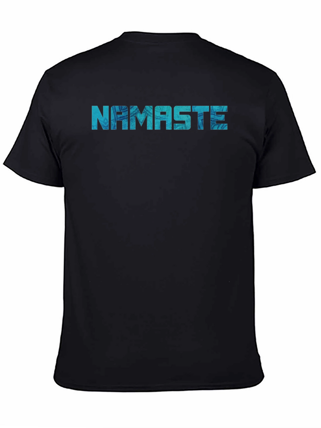 Namaste Graphic Print Black T-Shirt