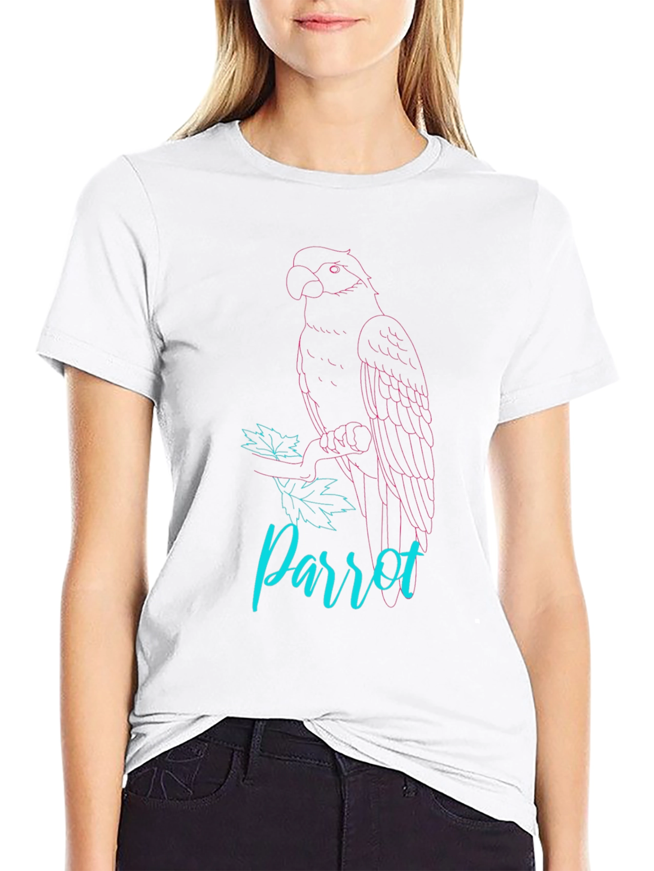 Parrot Graphic Tee - Casual Style