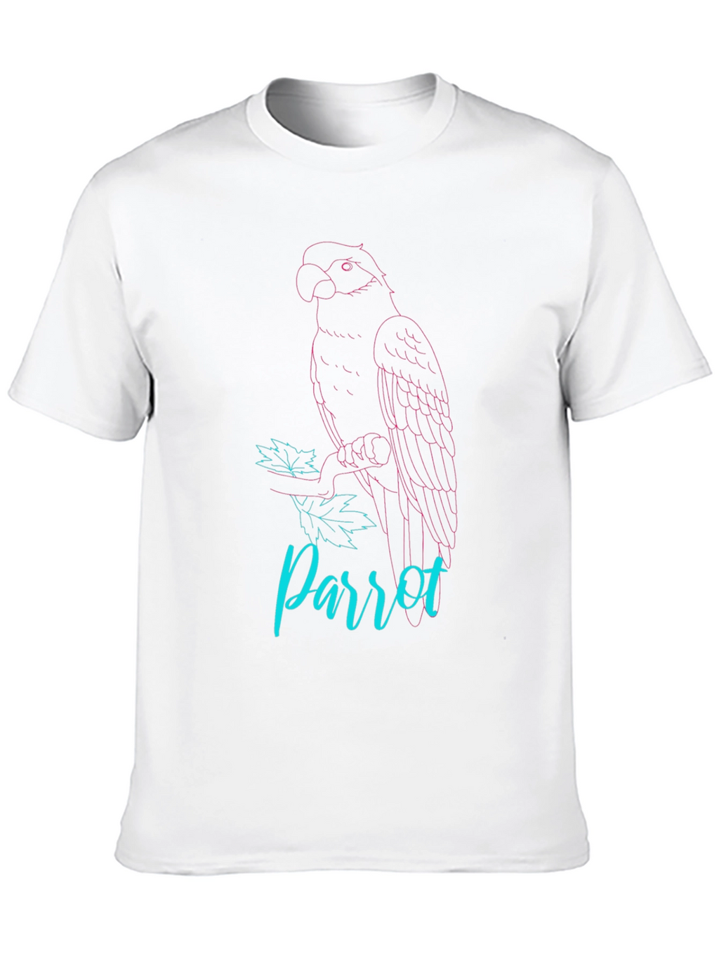 Parrot Graphic Tee - Casual Style