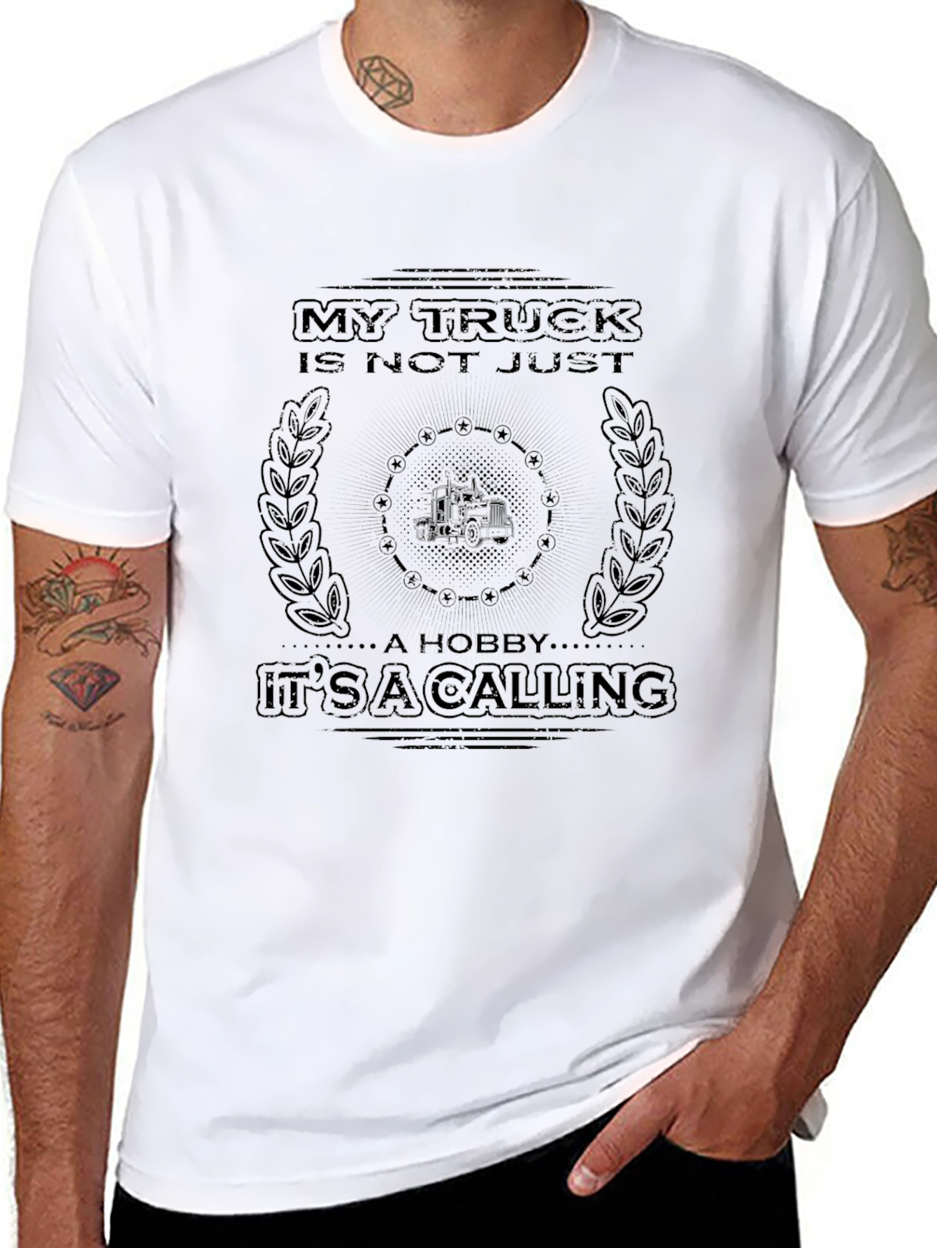 Truckers Calling Black T-Shirt