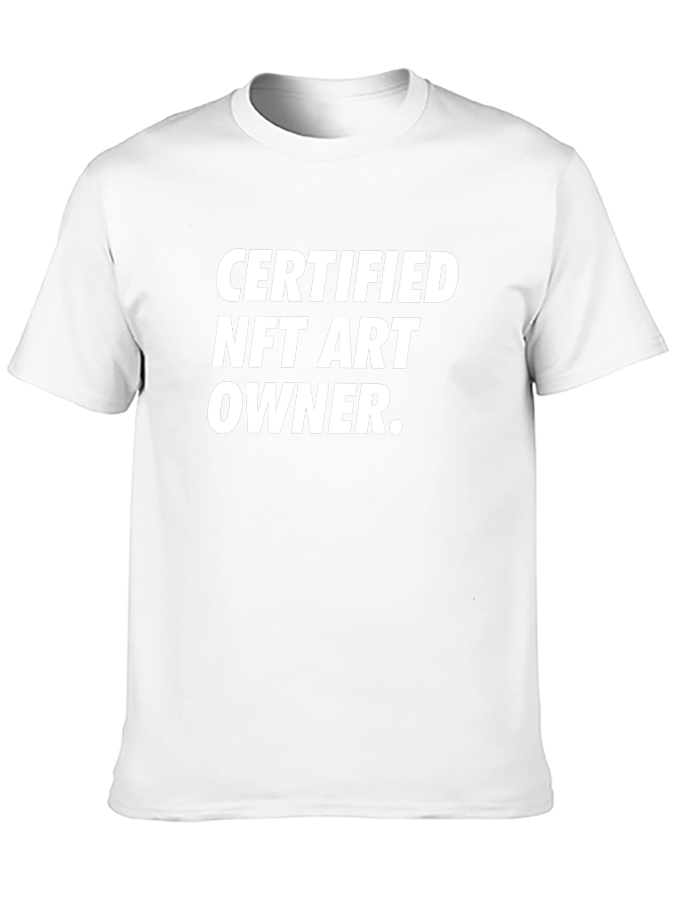 Certified NFT Art Owner Black T-Shirt