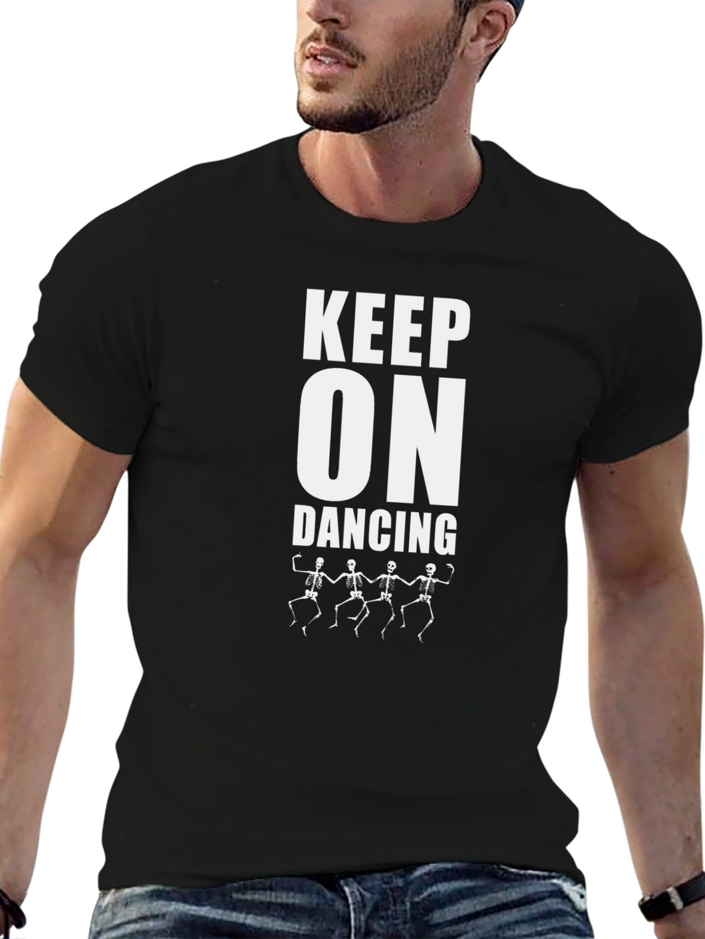 Keep On Dancing Skeleton T-Shirt