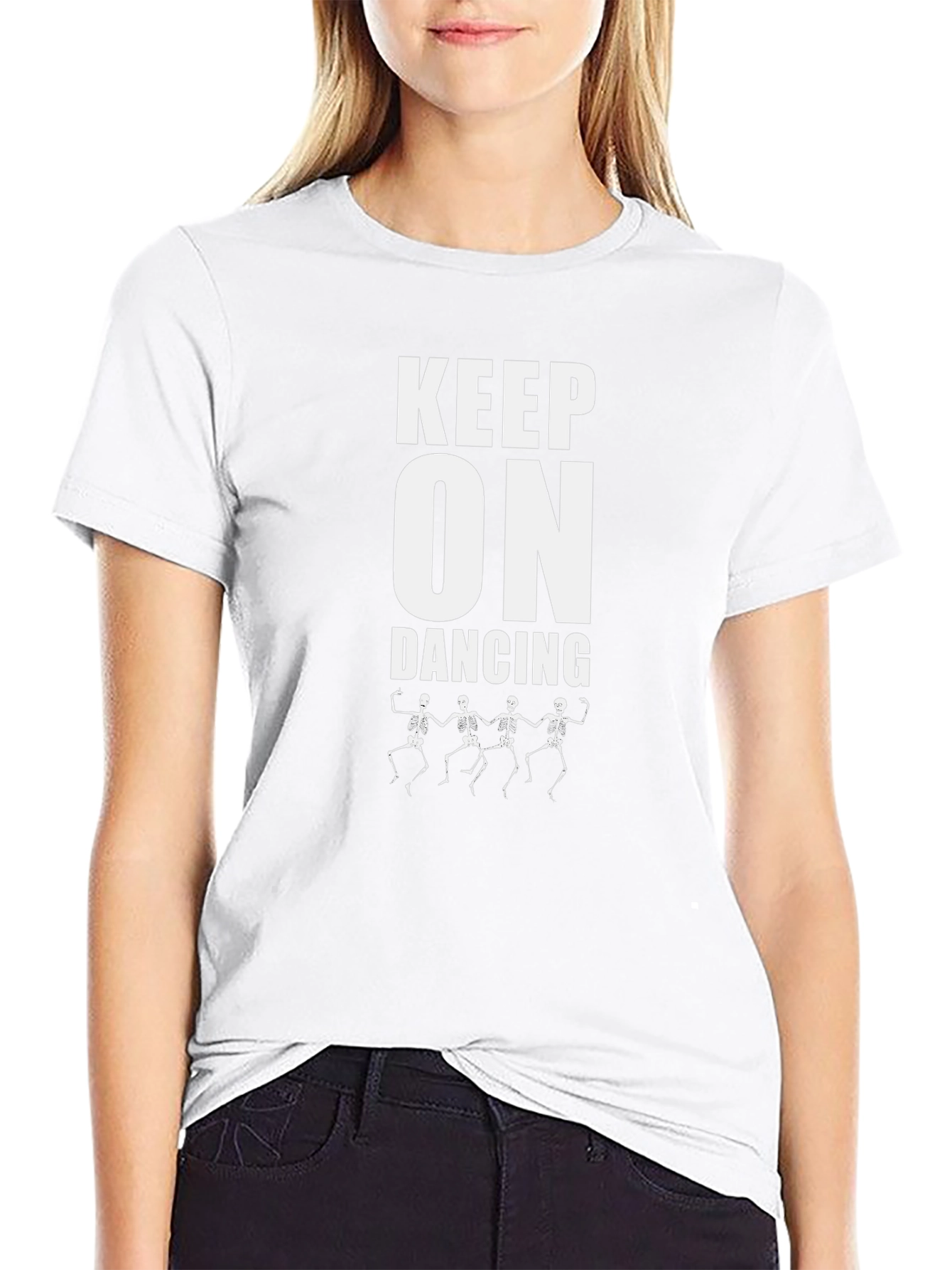 Keep On Dancing Skeleton T-Shirt