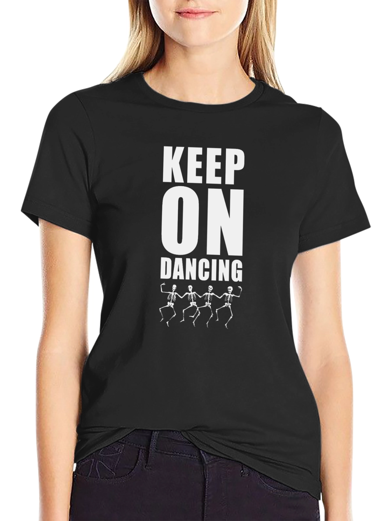 Keep On Dancing Skeleton T-Shirt
